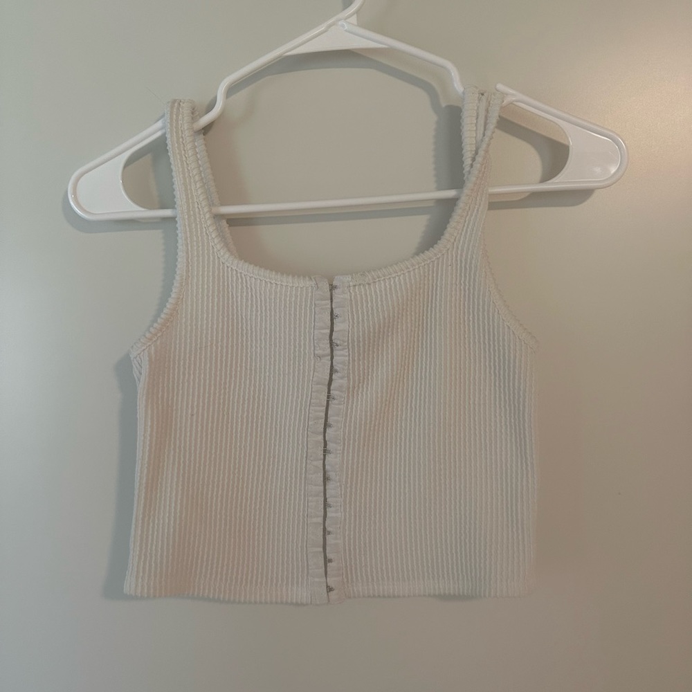 White tank top